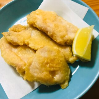 鶏むね肉でとり天